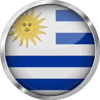 Rond Uruguay Amériques Drapeaux 