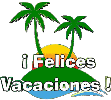 01 Transparent Background Felices Vacaciones Spanish Messages 