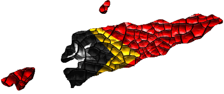 Map East Timor Asia Flags 