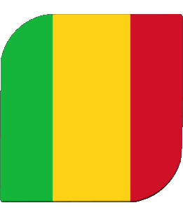 Platz Mali Afrika Fahnen 