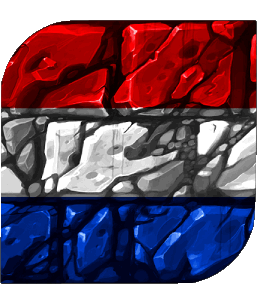 Square Netherlands Europe Flags 