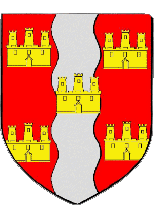 Blason-Blason Vienne 86 Départements - Villes France Drapeaux 