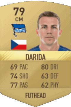 Vladimír Darida Repubblica Ceca F I F A - Giocatori carte Videogiochi Multimedia 