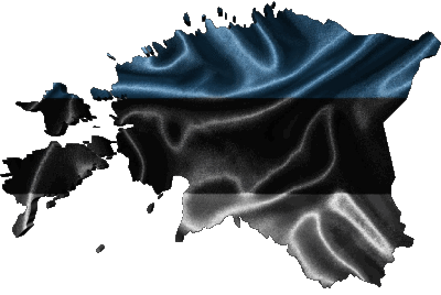 Carte Estonie Europe Drapeaux 