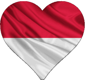 Cuore Monaco Europa Bandiere 