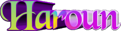 Haroun H MASCULINO - Magreb Musulmán Nombre 