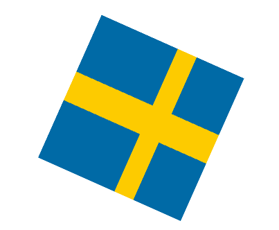 Sphere - Cube Sweden Europe Flags 