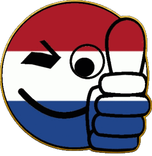Smiley - OK Niederlande Europa Fahnen 