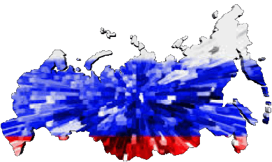 Carte Russie Europe Drapeaux 