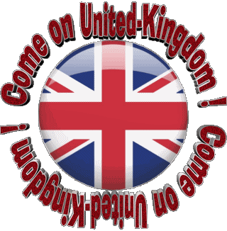 Map - Flag Come on United-Kingdom Inglés Mensajes 
