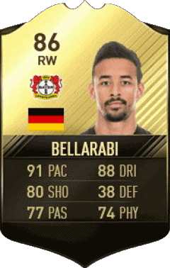 Karim Bellarabi Deutschland F I F A - Karten Spieler Videospiele Multimedia 