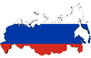 Map Russia Europe Flags 