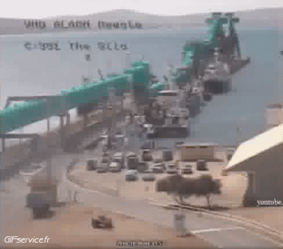 Unfall - Laufen auf Grund Boote Transport Humor -  Fun 