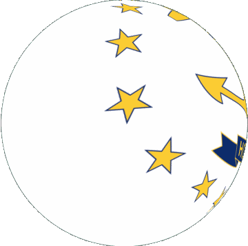 Sfera - Cubo Rhode Island U.S.A - Stati America Bandiere 