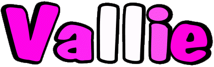 Vallie V FEMENINO - UK - USA - IRL - AUS - NZ Nombre 