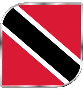 Quadrato Trinité et Tobago America Bandiere 