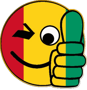 Smiley - OK Guinea Africa Flags 