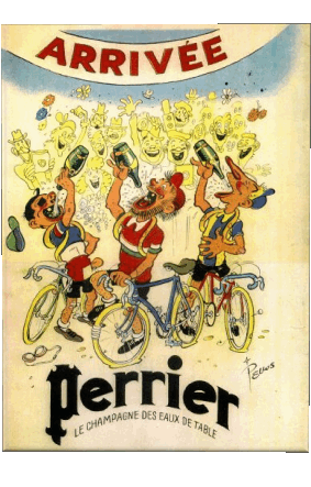 Perrier Poster retrò - Marchi Umorismo -  Fun 