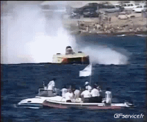 Offshore Power Boat Boote Transport Humor -  Fun 