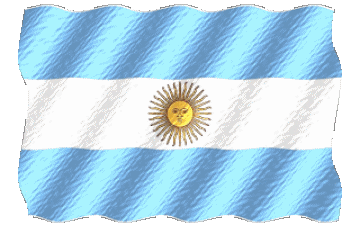 Ondulación Argentinien Amerika Fahnen 