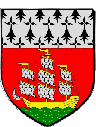 Blason-Blason NANTES 44 Départements - Villes France Drapeaux 