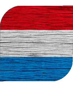 Quadrato Lussemburgo Europa Bandiere 