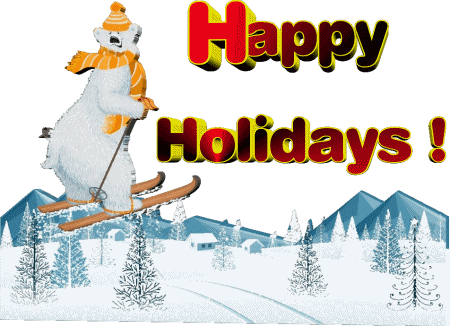 Serie 06 Happy Holidays Winter Inglés Mensajes 