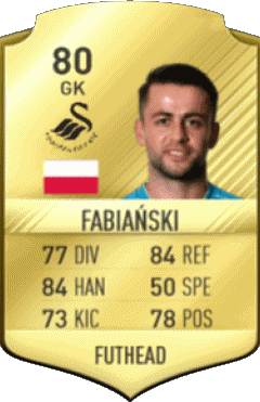 Lukasz Fabianski Polen F I F A - Karten Spieler Videospiele Multimedia 