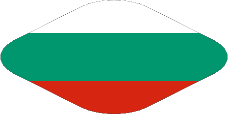 Ovale Bulgarie Europe Drapeaux 