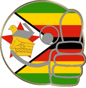 Smiley - OK Zimbabue África Banderas 