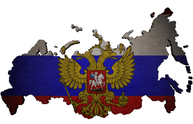 Carta Geografica Russia Europa Bandiere 