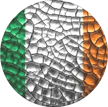Rond Irlande Europe Drapeaux 