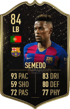 Nélson Cabral Semedo Portugal F I F A - Joueurs Cartes Jeux Vidéo Multi Média 