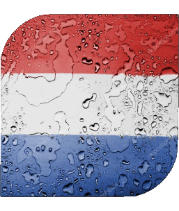 Quadrato Paesi Bassi Europa Bandiere 