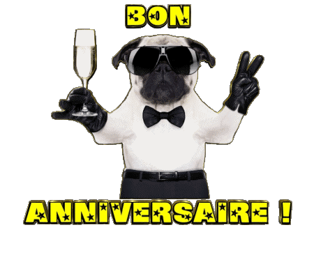 001 Animaux Bon Anniversaire Français Messages 