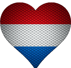 Herz Luxemburg Europa Fahnen 