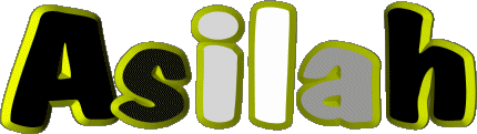 Asilah A WEIBLICH - Maghreb Muslim Vorname 