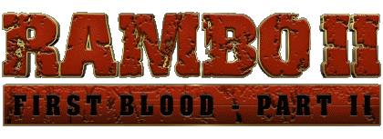 Logo First blood part 2 Rambo Cinéma International Multi Média 