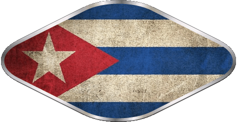 Ovale 02 Cuba America Bandiere 