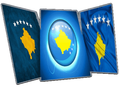 Forma Kosovo Europa Bandiere 