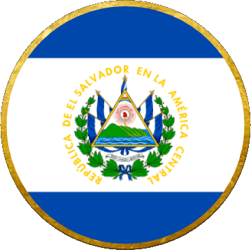 Runde Salvador Amerika Fahnen 