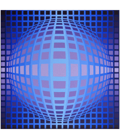 Victor Vasarely Artiste  Peintre Humour - Fun 