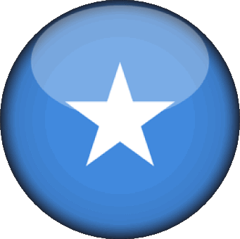 Rond Somalie Afrique Drapeaux 