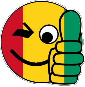 Faccina - OK Guinea Africa Bandiere 