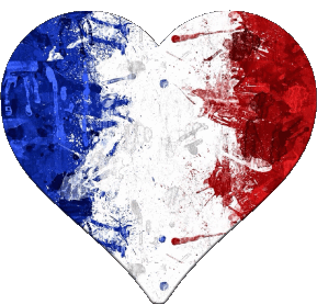 Coeur National France Drapeaux 