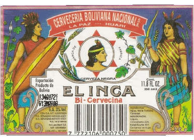 El-Inca Bolivie Bières Boissons 