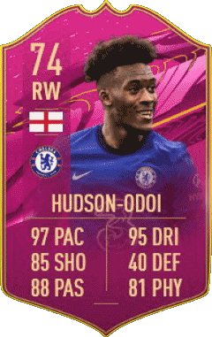 Callum Hudson-Odoi Angleterre F I F A - Joueurs Cartes Jeux Vidéo Multi Média 
