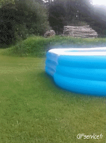 Gamelles Fail Piscine PERSONNAGES Humour - Fun 