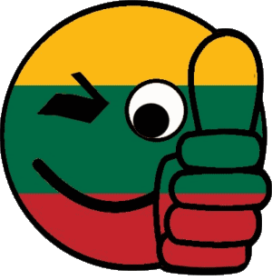 Smiley - OK Lituanie Europe Drapeaux 