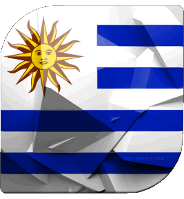 Platz Uruguay Amerika Fahnen 